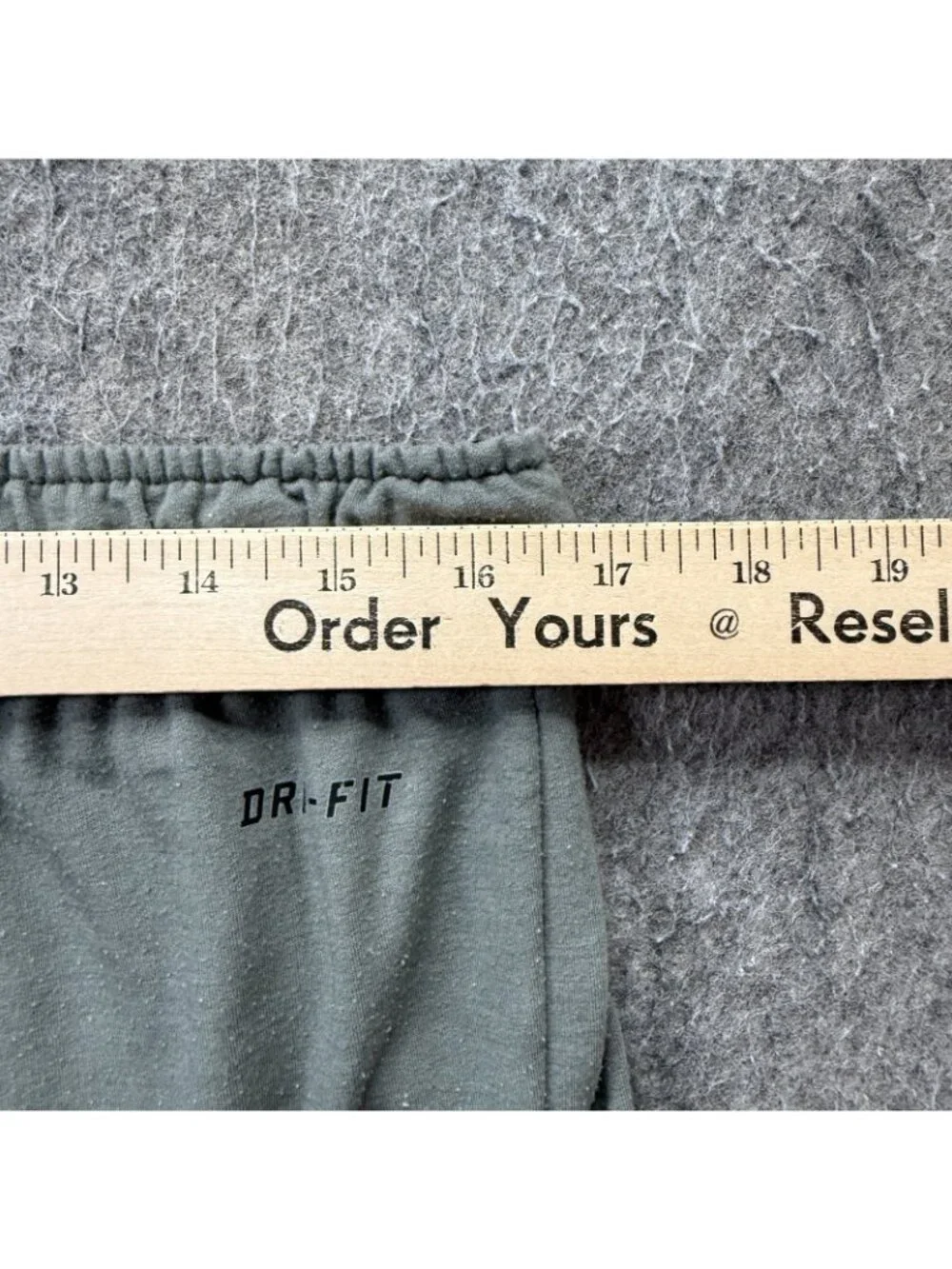Nike Touch Fleece Training Pants Men L Gray Tapered 32